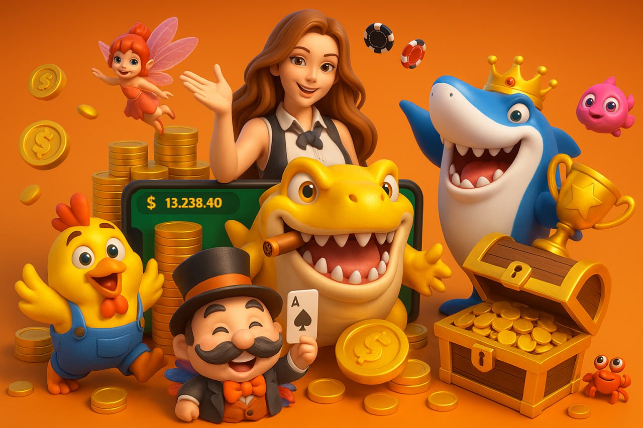 Papan leaderboard Tournament Mode menampilkan peringkat pemain, poin mereka, dan permainan yang mereka mainkan di qqholic